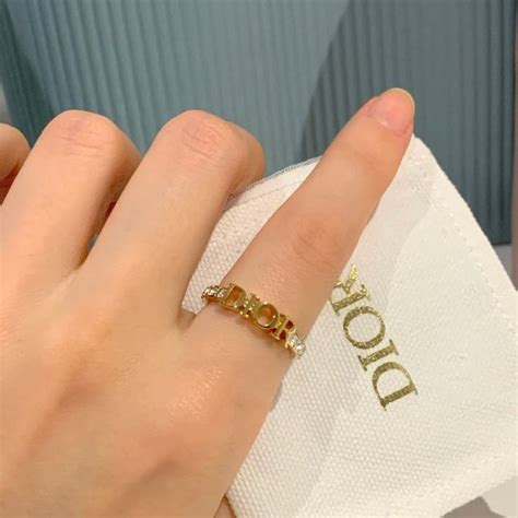 dior yüzük|dior gold rings.